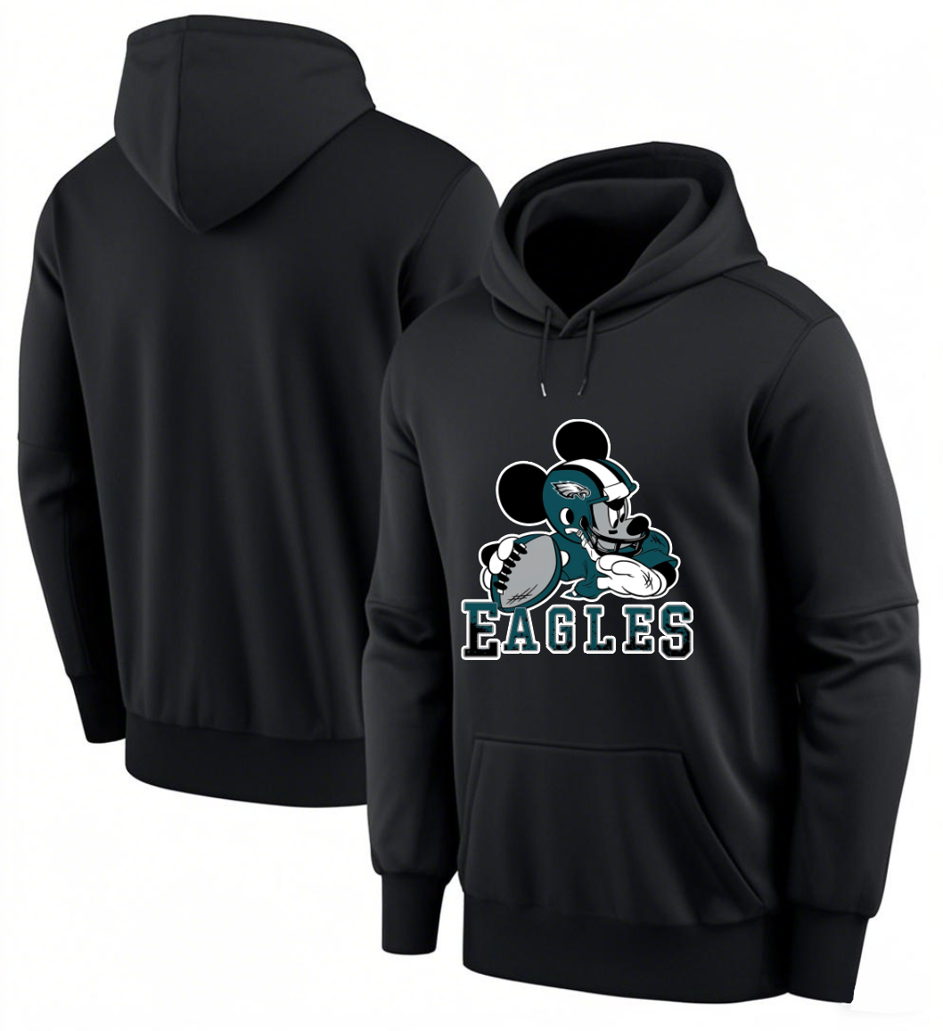Men 2025 Philadelphia Eagles black hoodie style 8->philadelphia eagles->NFL Jersey